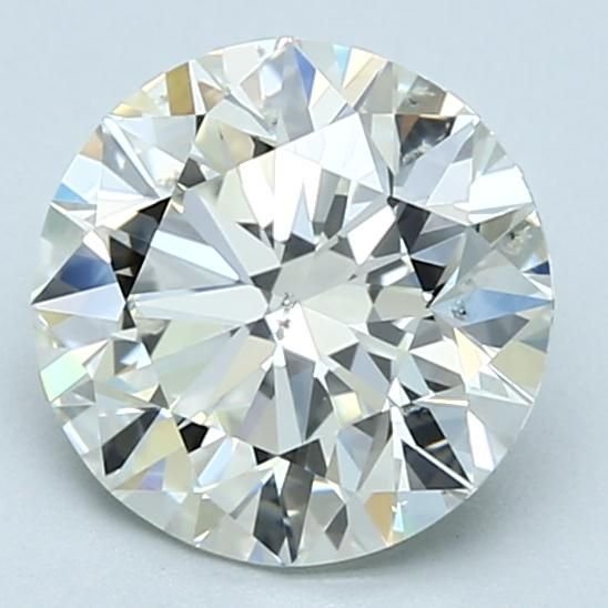 2.20ct K SI1 Rare Carat Ideal Cut Round Diamond