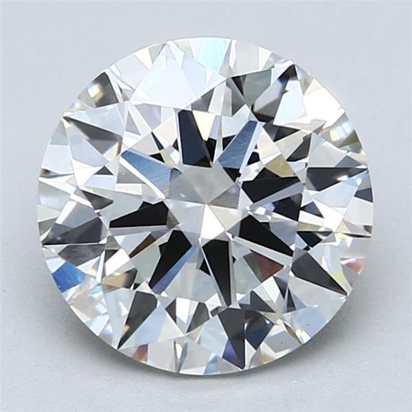 3.02ct F VS1 Rare Carat Ideal Cut Round Lab Grown Diamond