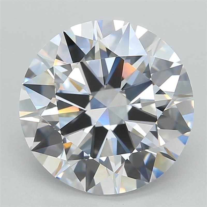5.04ct D VVS2 Rare Carat Ideal Cut Round Lab Grown Diamond