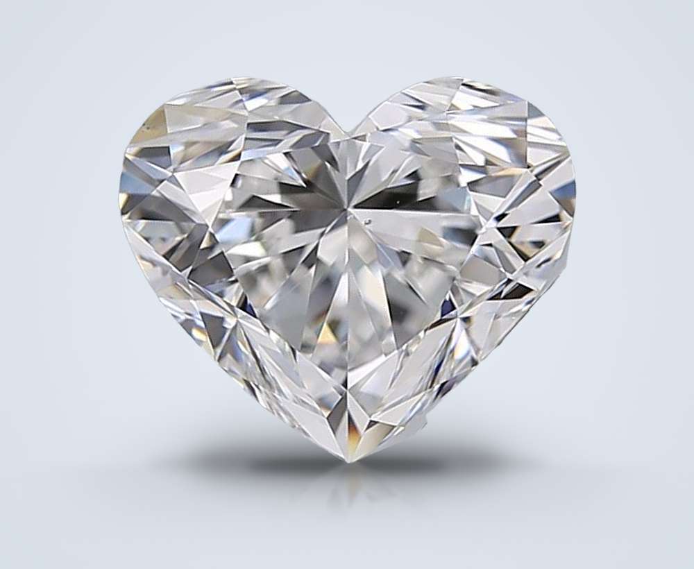 1.71 Carat Heart Natural Diamond