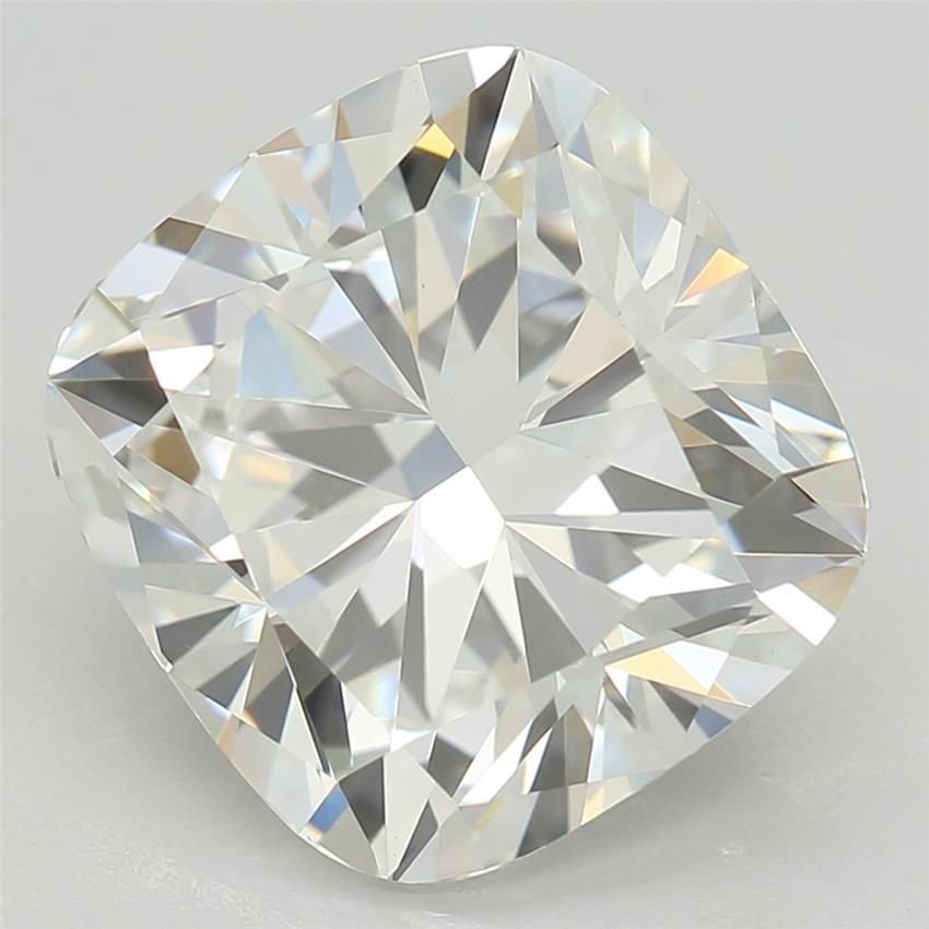3.06ct F VVS2 Rare Carat Ideal Cut Cushion Lab Grown Diamond