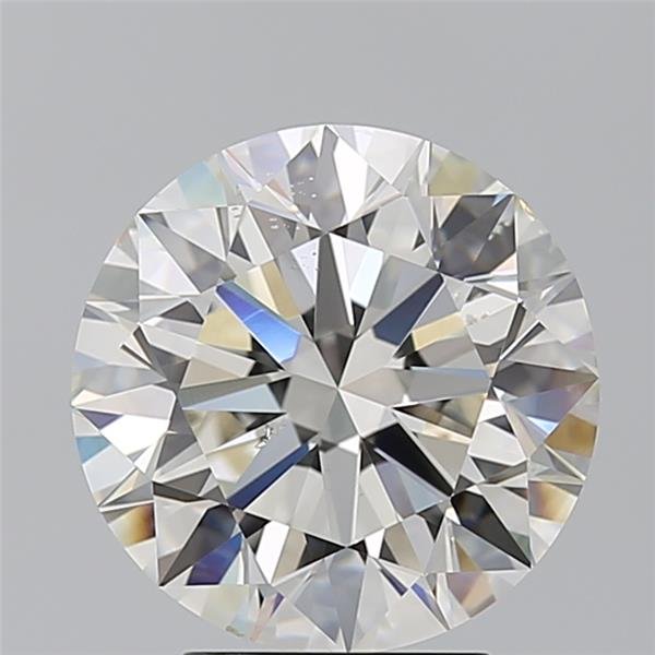 4.01ct J SI1 Rare Carat Ideal Cut Round Diamond