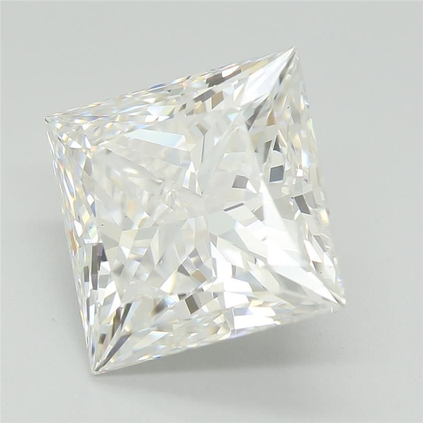 3.93ct E VS1 Rare Carat Ideal Cut Princess Lab Grown Diamond