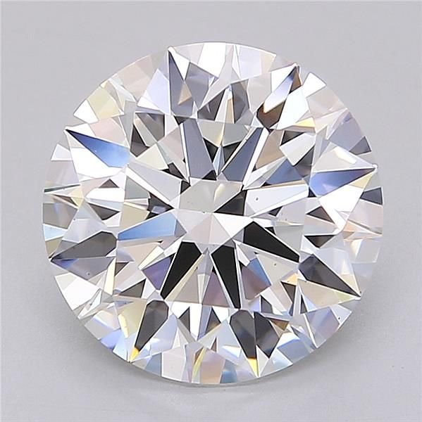 5.04ct F VS1 Rare Carat Ideal Cut Round Lab Grown Diamond