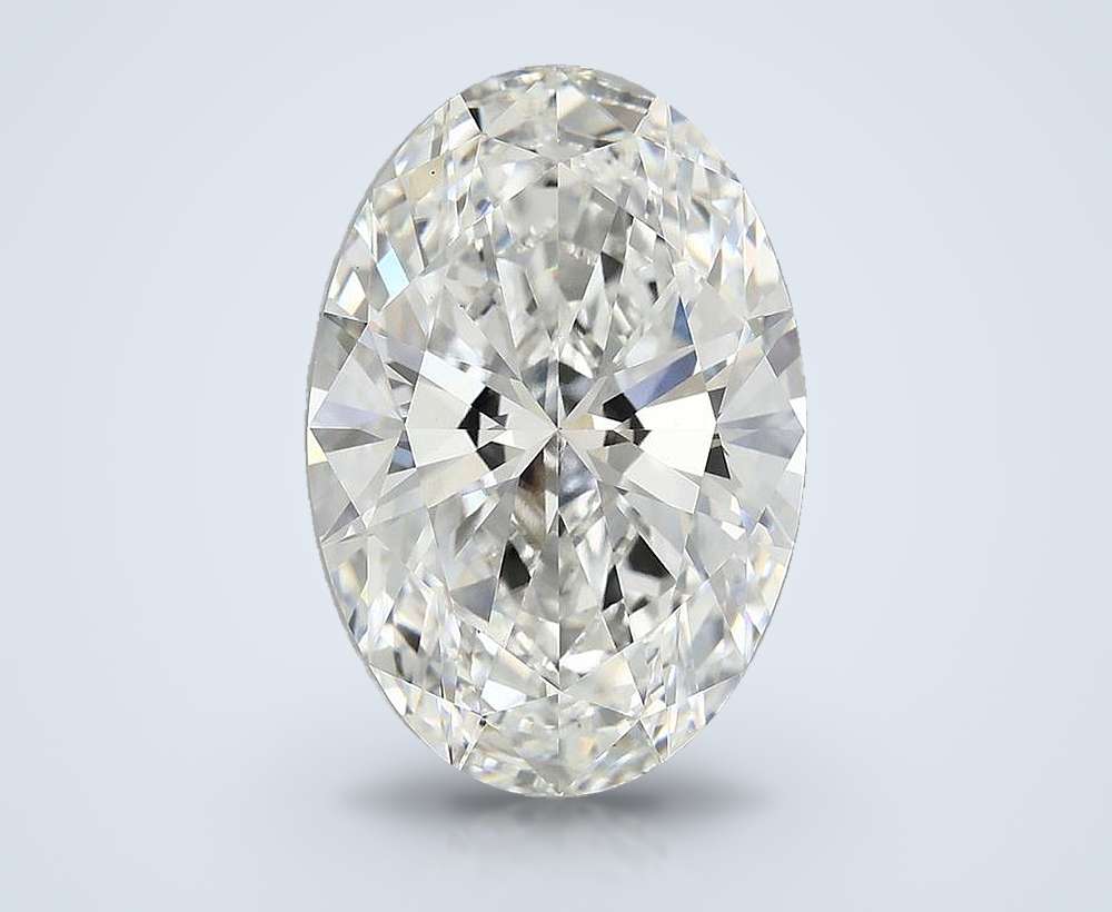 7.80 Carat Oval Lab Diamond