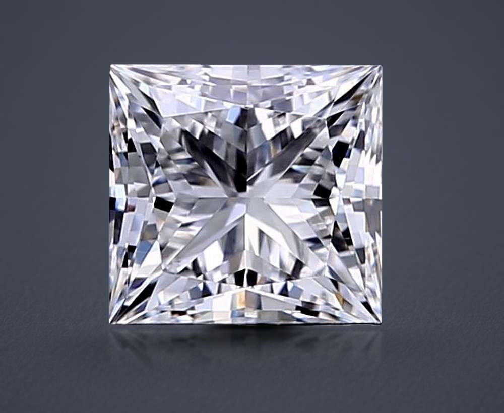 0.54 Carat Princess Lab Diamond