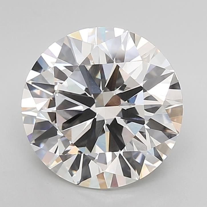6.04ct F VVS2 Rare Carat Ideal Cut Round Lab Grown Diamond