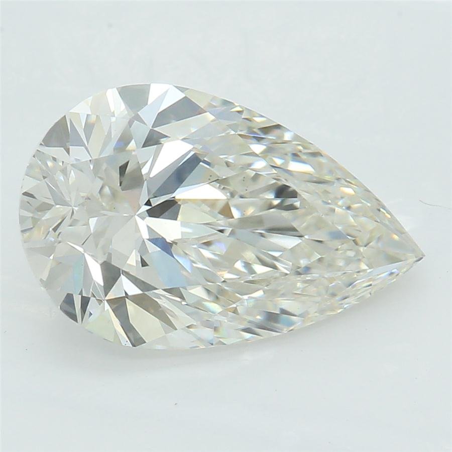 1.87ct H VVS2 Rare Carat Ideal Cut Pear Lab Grown Diamond