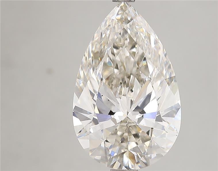 5.13ct I VS2 Rare Carat Ideal Cut Pear Lab Grown Diamond