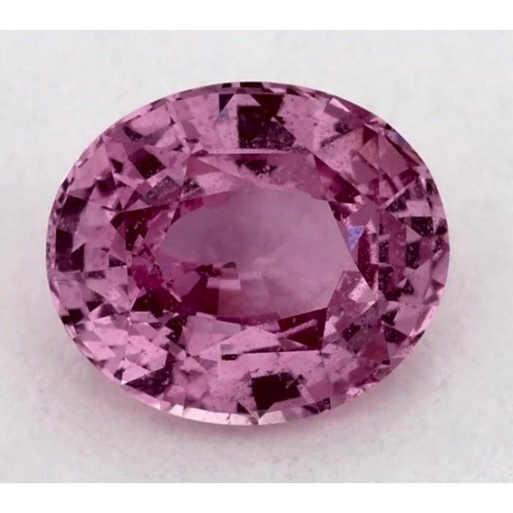 2.71 Carat Pink Oval Sapphire