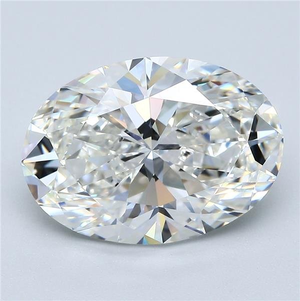 4.21ct H VVS1 Rare Carat Ideal Cut Oval Diamond