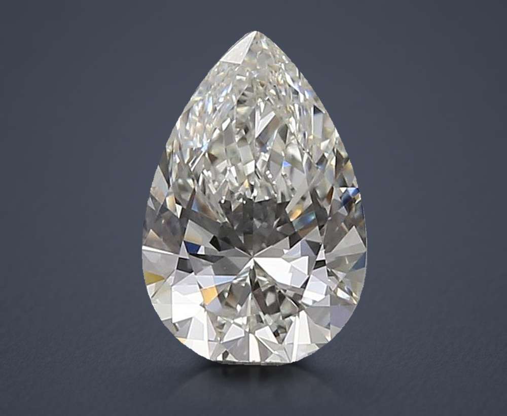 0.81 Carat Pear Natural Diamond