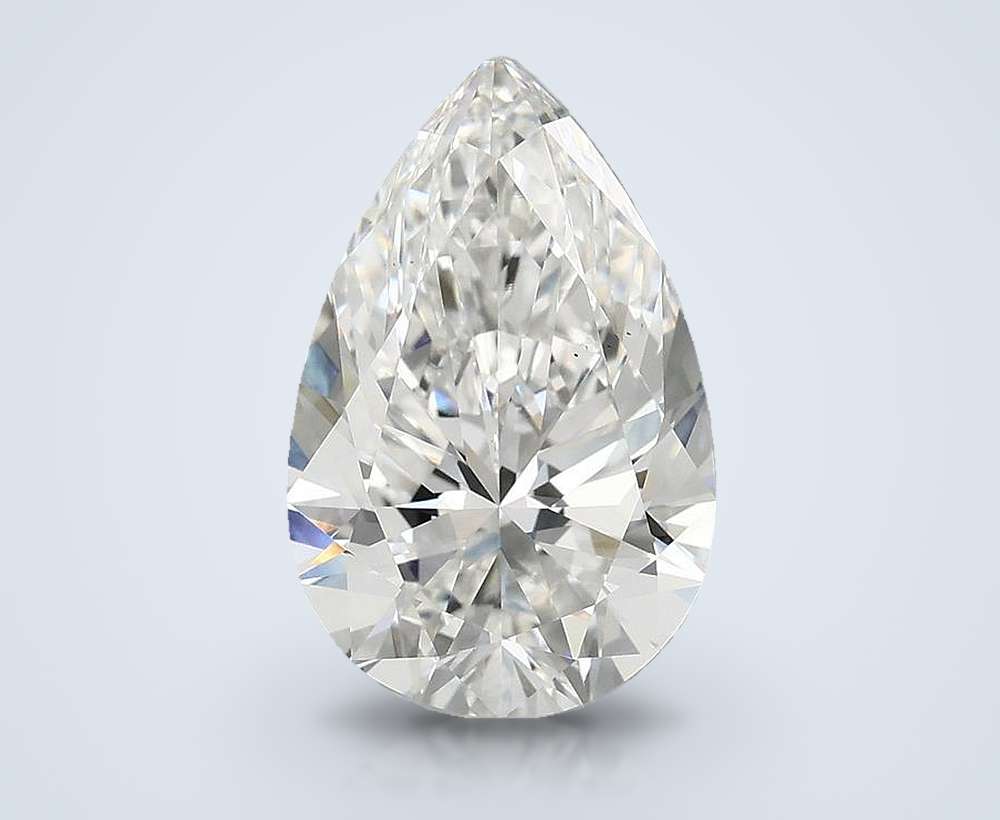 3.83 Carat Pear Lab Diamond