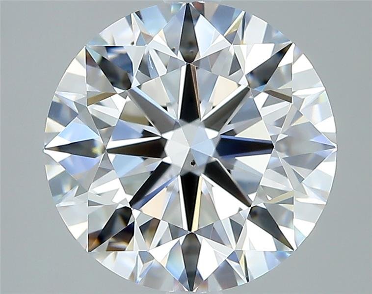 3.52ct E SI1 Rare Carat Ideal Cut Round Diamond