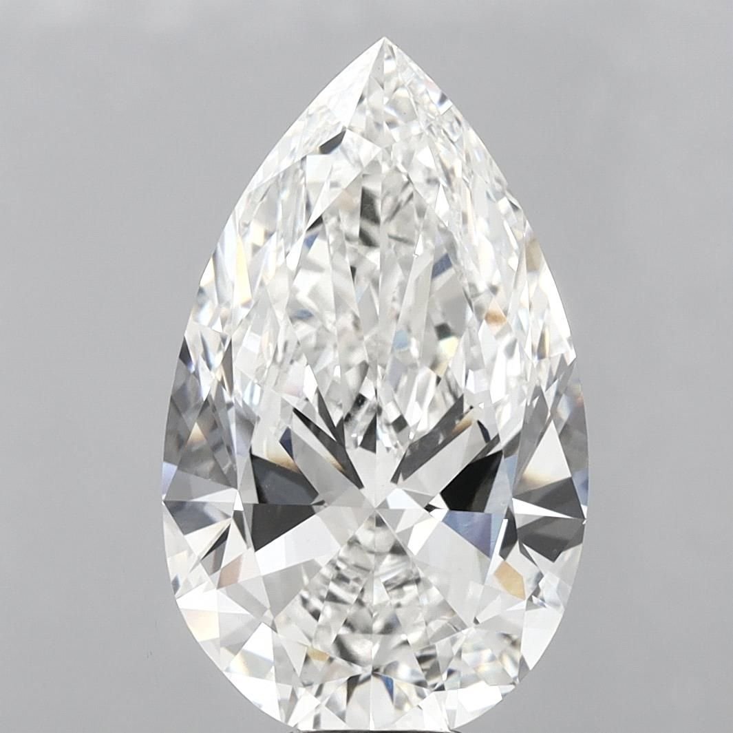 12.12ct G VS1 Rare Carat Ideal Cut Pear Lab Grown Diamond