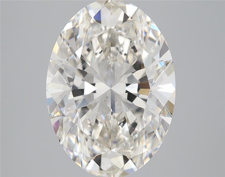3.08ct H VS2 Rare Carat Ideal Cut Oval Lab Grown Diamond