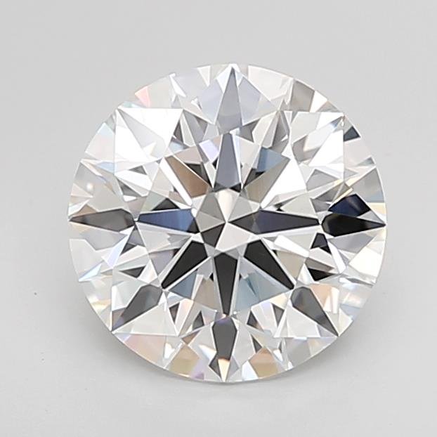 3.05ct E VVS2 Rare Carat Ideal Cut Round Lab Grown Diamond