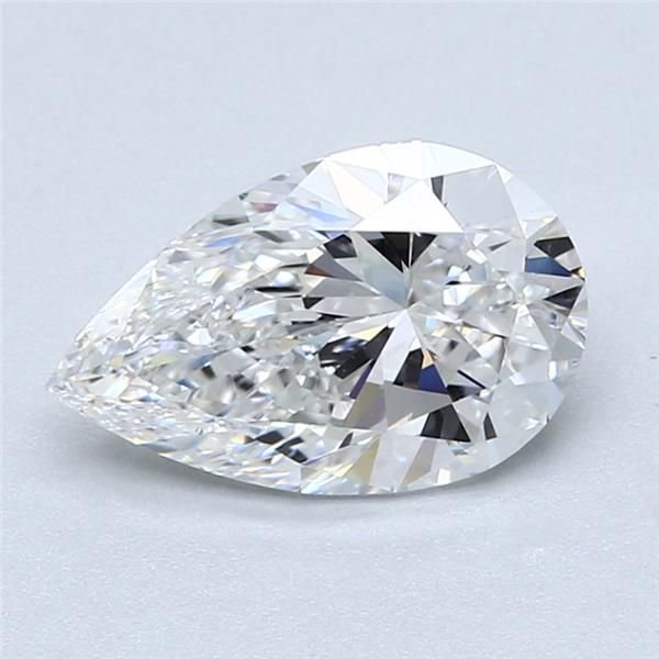 2.02ct E VS2 Rare Carat Ideal Cut Pear Diamond