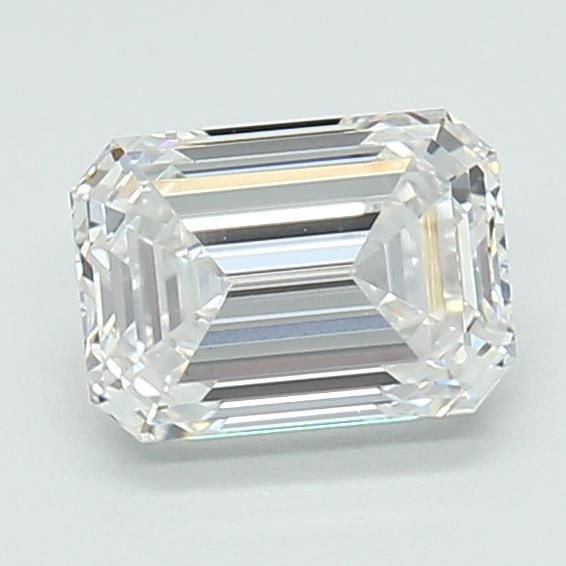 1.01ct D VS1 Excellent Cut Emerald Lab Grown Diamond