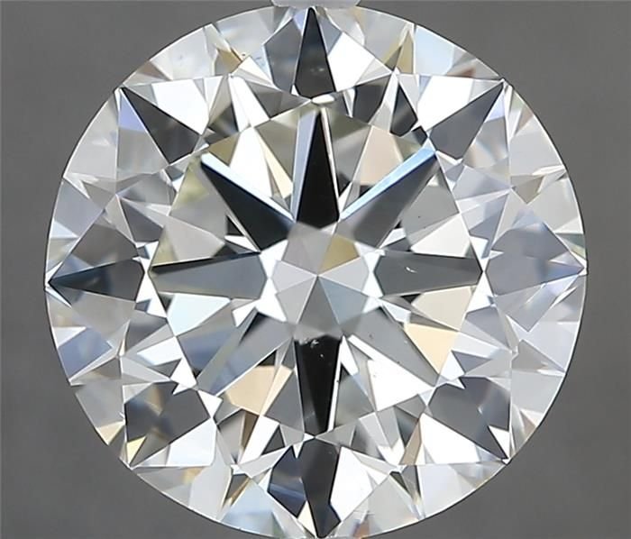 4.01ct J SI1 Excellent Cut Round Diamond