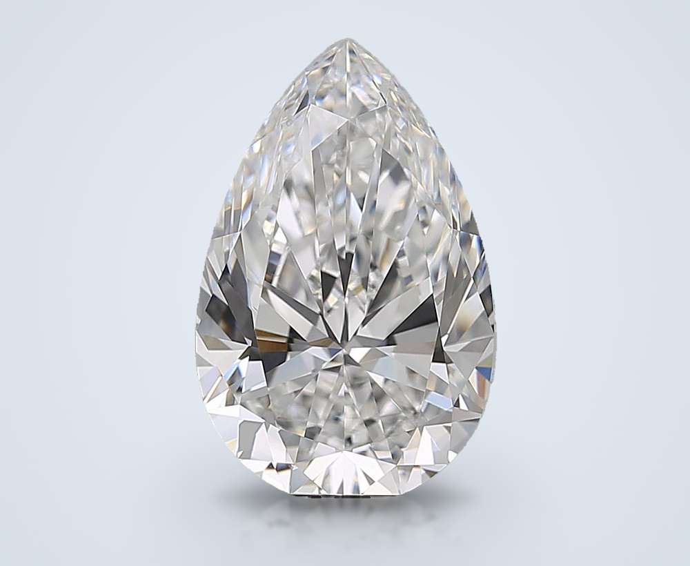 5.02 Carat Pear Natural Diamond