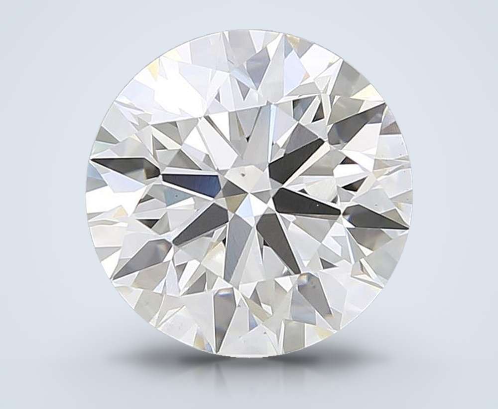 3.74 Carat Round Lab Diamond