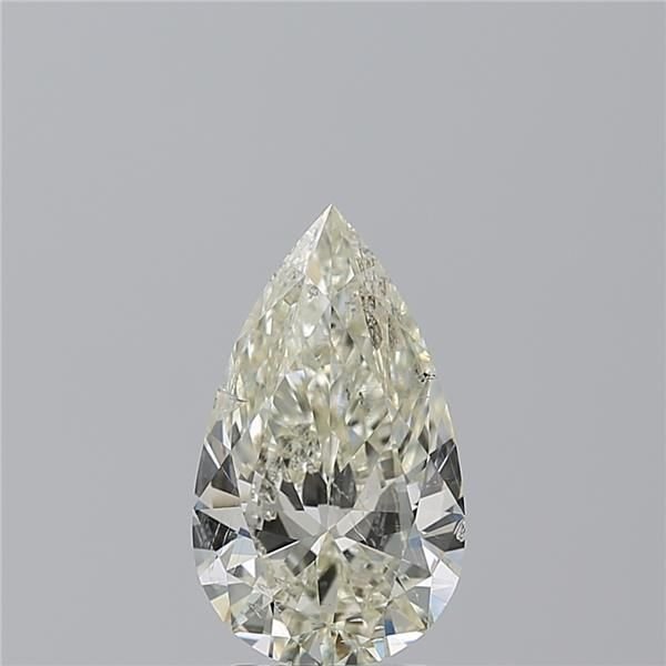 2.71ct J SI2 Rare Carat Ideal Cut Pear Diamond