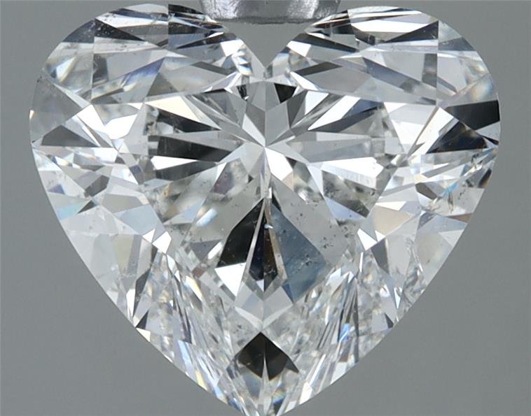 2.51ct H SI2 Rare Carat Ideal Cut Heart Diamond