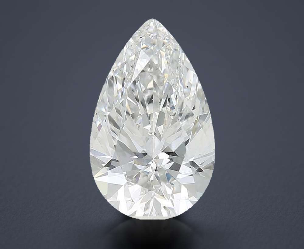 6.78 Carat Pear Lab Diamond