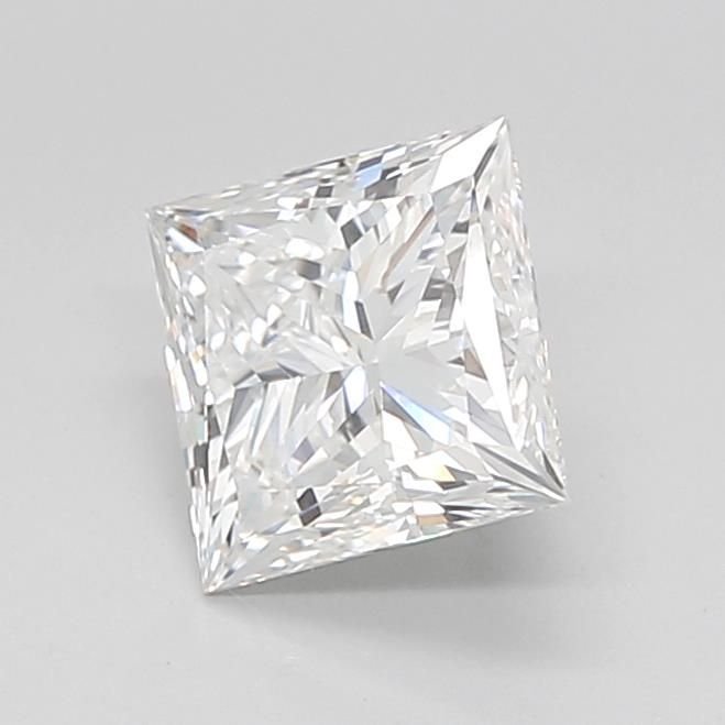 2.01ct E VVS2 Rare Carat Ideal Cut Princess Lab Grown Diamond