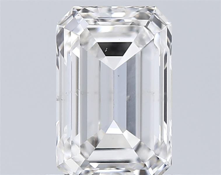 1.02ct F SI2 Rare Carat Ideal Cut Emerald Lab Grown Diamond