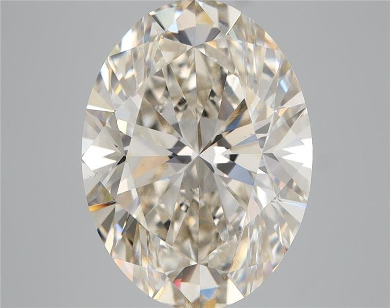 5.04ct J VS1 Rare Carat Ideal Cut Oval Lab Grown Diamond