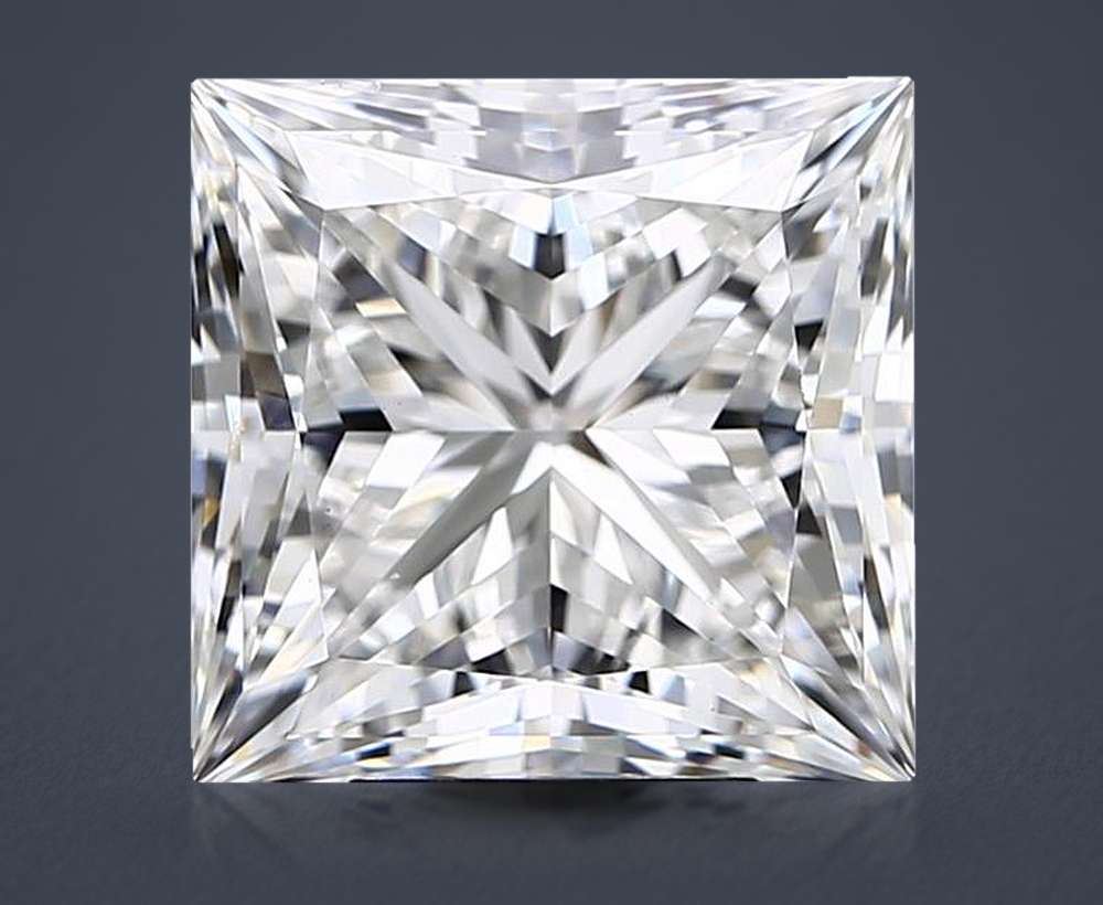 6.54 Carat Princess Lab Diamond