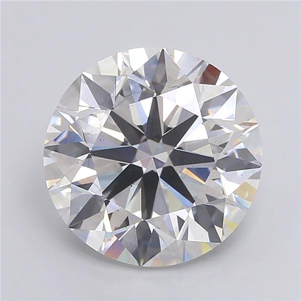 7.01ct G SI1 Excellent Cut Round Lab Grown Diamond