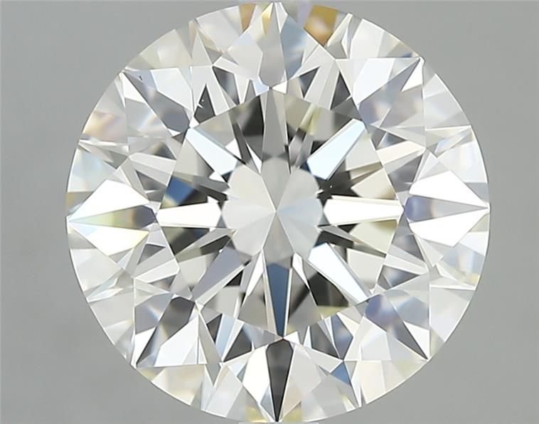2.52ct I VVS2 Rare Carat Ideal Cut Round Diamond