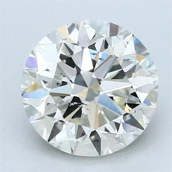 2.01ct K SI1 Very Good Cut Round Diamond