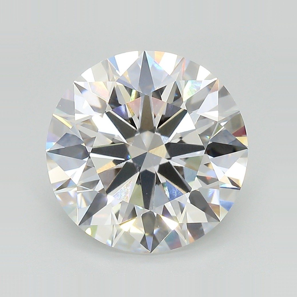 5.77ct E VVS2 Rare Carat Ideal Cut Round Lab Grown Diamond