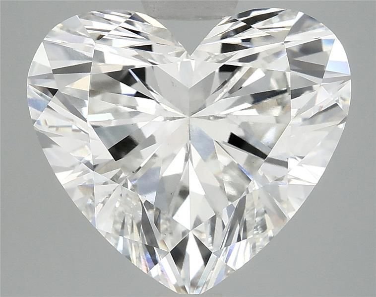 6.07ct F VS1 Rare Carat Ideal Cut Heart Lab Grown Diamond