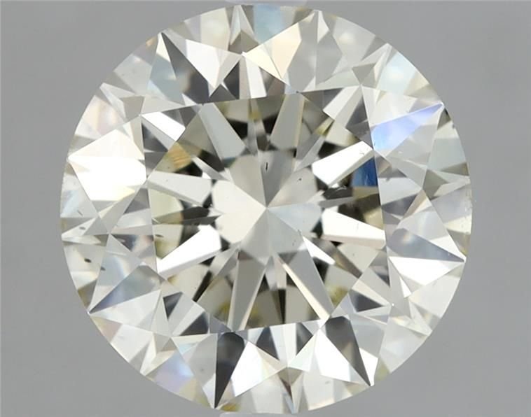 2.20ct K SI1 Rare Carat Ideal Cut Round Diamond