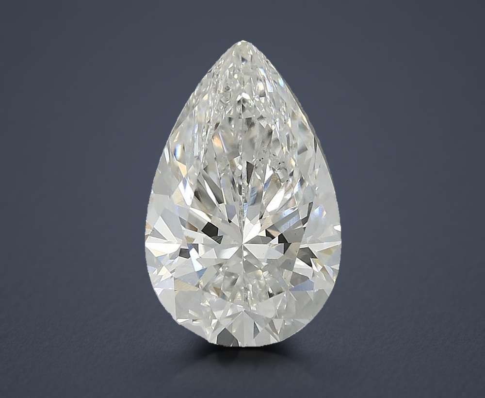 3.80 Carat Pear Lab Diamond