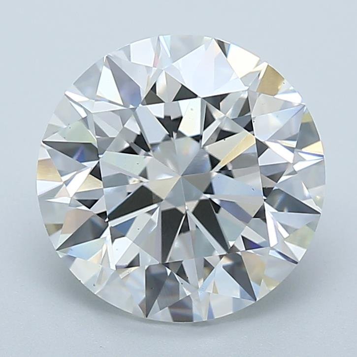 5.04ct D VS2 Rare Carat Ideal Cut Round Lab Grown Diamond