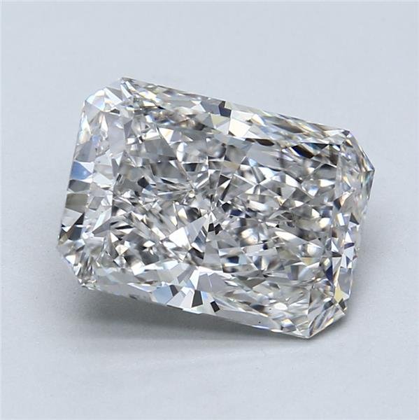 3.68ct H VS2 Rare Carat Ideal Cut Radiant Lab Grown Diamond