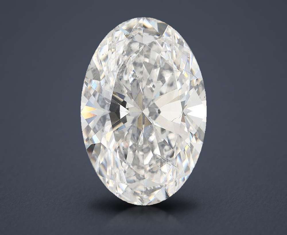 7.04 Carat Oval Lab Diamond