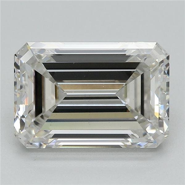 2.77ct H VS1 Rare Carat Ideal Cut Emerald Lab Grown Diamond