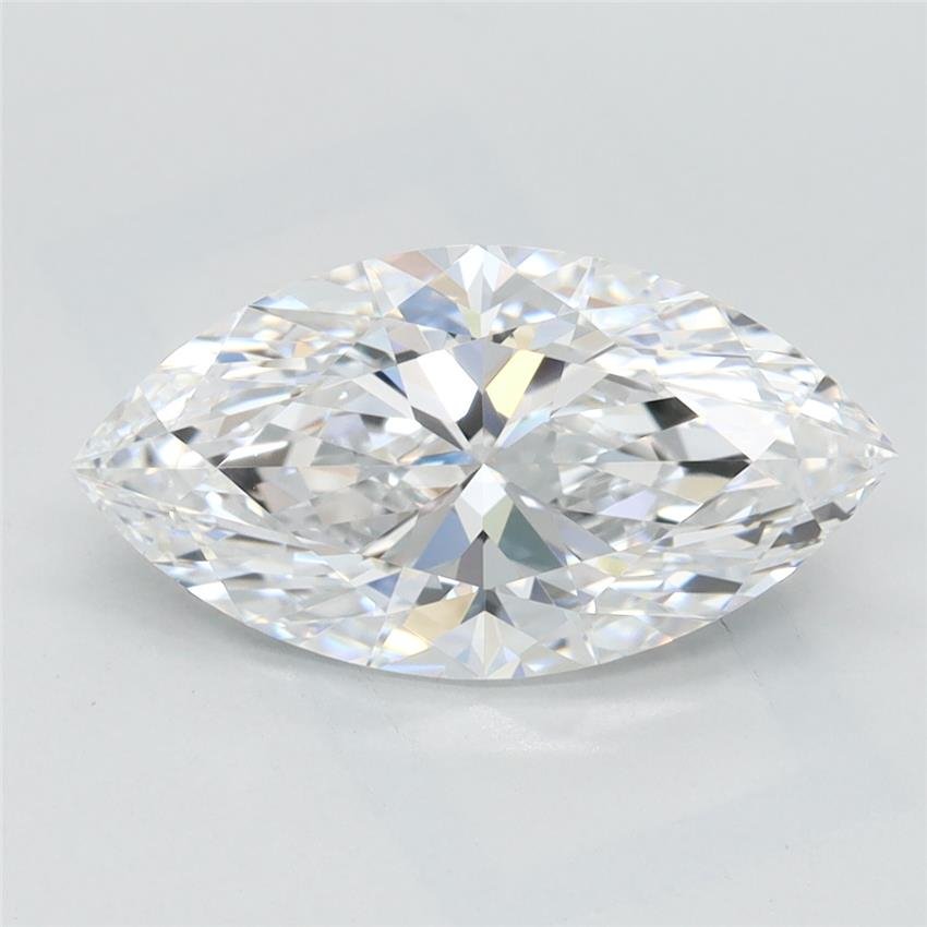 2.01ct D VVS1 Rare Carat Ideal Cut Marquise Lab Grown Diamond