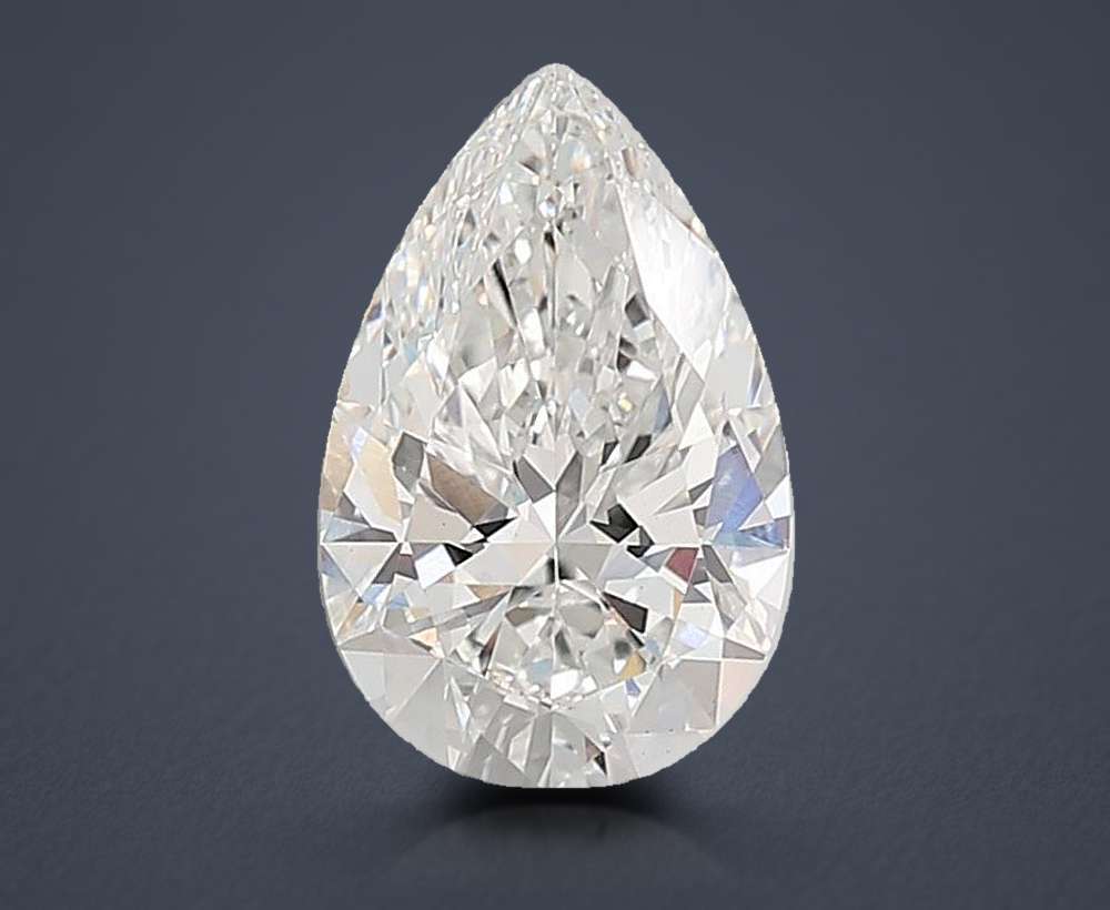 6.01 Carat Pear Lab Diamond