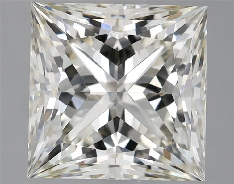 2.87ct J VVS2 Rare Carat Ideal Cut Princess Lab Grown Diamond