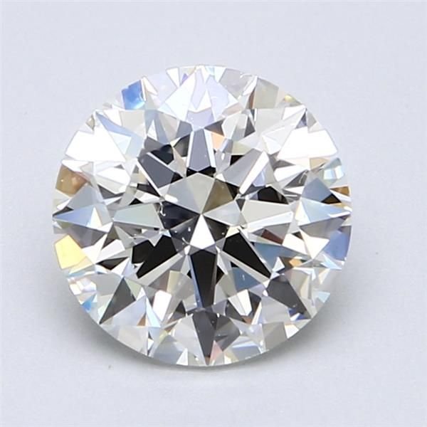 2.01ct H VS2 Rare Carat Ideal Cut Round Diamond