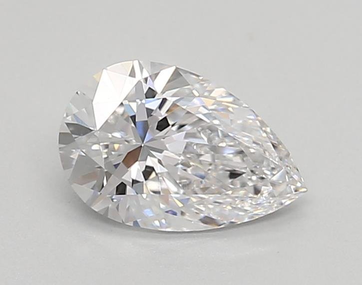 0.86ct D VVS2 Very Good Cut Pear Lab Grown Diamond