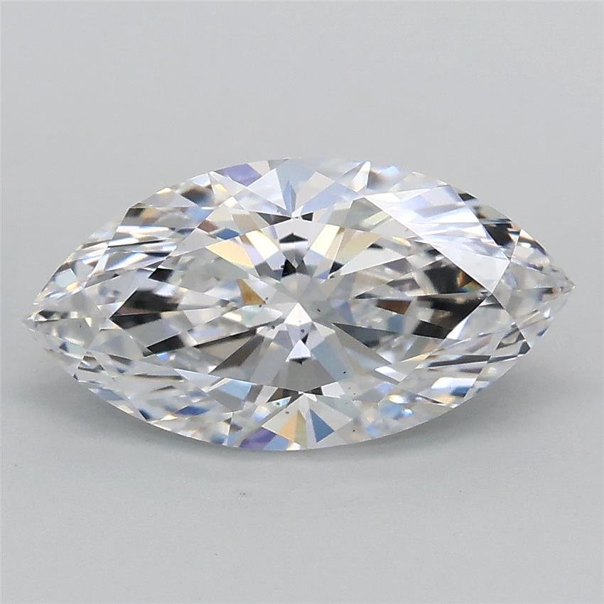 1.55ct D VS2 Rare Carat Ideal Cut Marquise Lab Grown Diamond